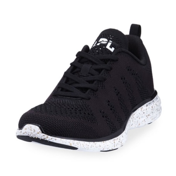 APL Black Metallic Speckle Techloom Pro Sneakers - Picture 1 of 11